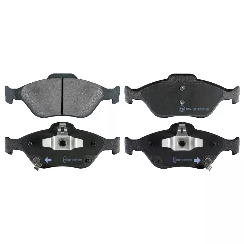 Jeu de 4 plaquettes de frein avant FEBI BILSTEIN 116402