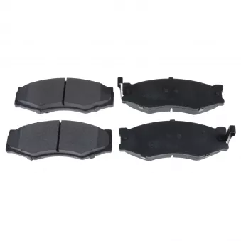 Jeu de 4 plaquettes de frein avant FEBI BILSTEIN 116411