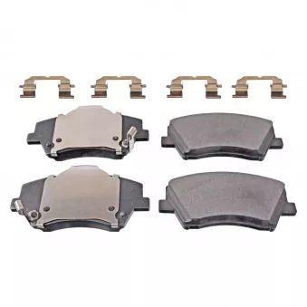 Jeu de 4 plaquettes de frein avant FEBI BILSTEIN 116418
