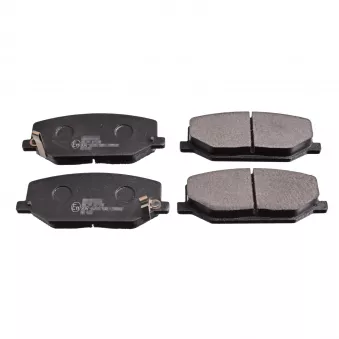 Jeu de 4 plaquettes de frein avant FEBI BILSTEIN 116419