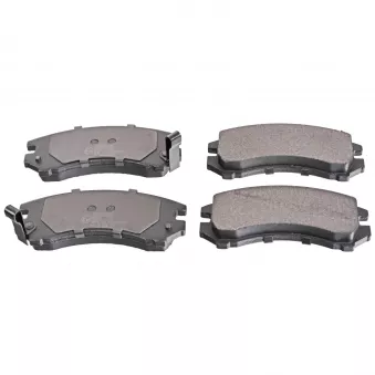 Jeu de 4 plaquettes de frein avant FEBI BILSTEIN 116420
