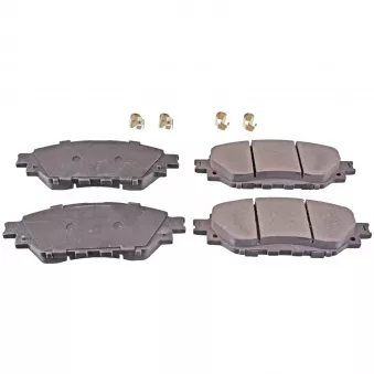 Jeu de 4 plaquettes de frein avant FEBI BILSTEIN 116421