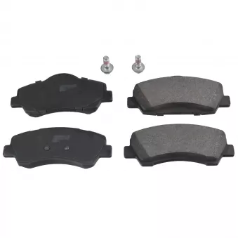 Jeu de 4 plaquettes de frein avant FEBI BILSTEIN 116424