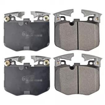 Jeu de 4 plaquettes de frein avant FEBI BILSTEIN 116430