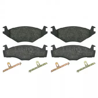 Jeu de 4 plaquettes de frein avant FEBI BILSTEIN