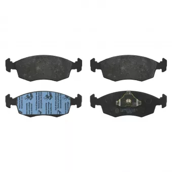 Jeu de 4 plaquettes de frein avant FEBI BILSTEIN 16021