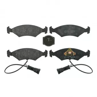 Jeu de 4 plaquettes de frein avant FEBI BILSTEIN 16024