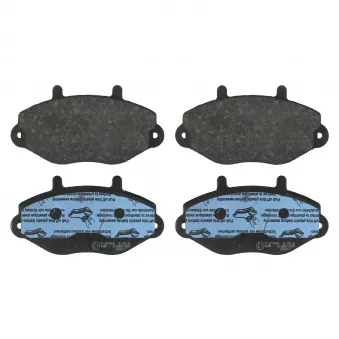 Jeu de 4 plaquettes de frein avant FEBI BILSTEIN