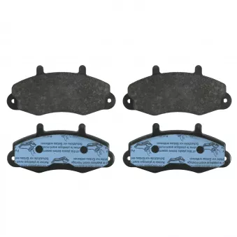 Jeu de 4 plaquettes de frein avant FEBI BILSTEIN 16037