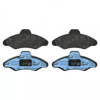 Jeu de 4 plaquettes de frein avant FEBI BILSTEIN 16038