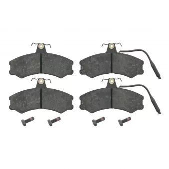 Jeu de 4 plaquettes de frein avant FEBI BILSTEIN