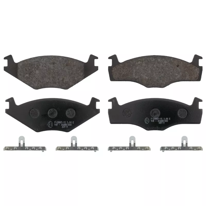 Jeu de 4 plaquettes de frein avant FEBI BILSTEIN 16076