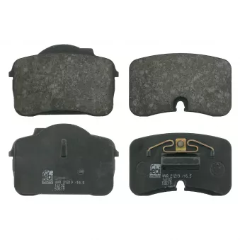 Jeu de 4 plaquettes de frein avant FEBI BILSTEIN 16132