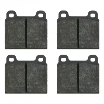 Jeu de 4 plaquettes de frein avant FEBI BILSTEIN