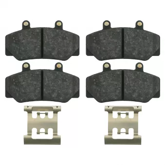 Jeu de 4 plaquettes de frein avant FEBI BILSTEIN 16211