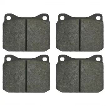 Jeu de 4 plaquettes de frein avant FEBI BILSTEIN 16220