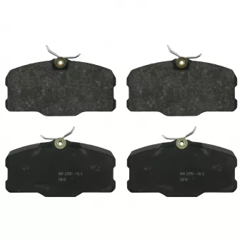 Jeu de 4 plaquettes de frein avant FEBI BILSTEIN 16248