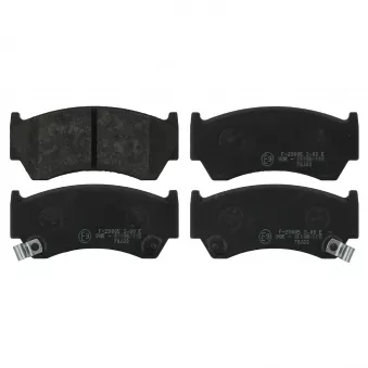 Jeu de 4 plaquettes de frein avant FEBI BILSTEIN