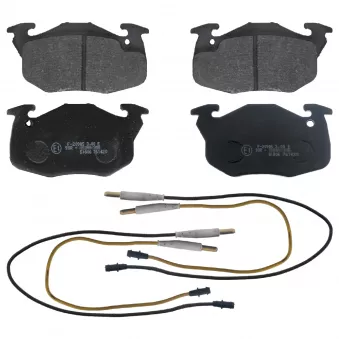 Jeu de 4 plaquettes de frein avant FEBI BILSTEIN