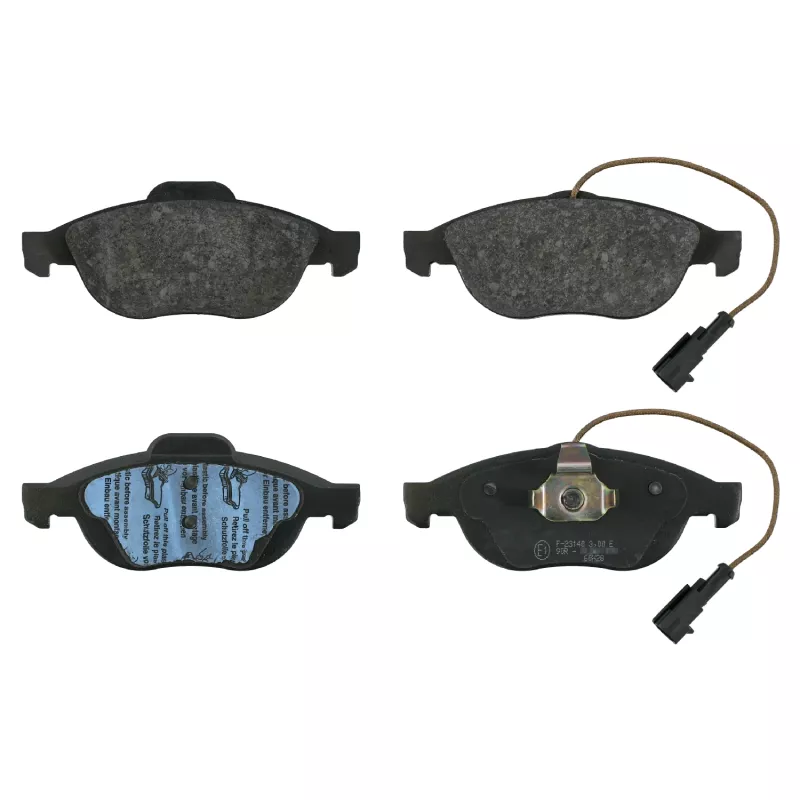 Jeu de 4 plaquettes de frein avant FEBI BILSTEIN 16293