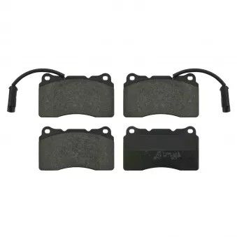 Jeu de 4 plaquettes de frein avant FEBI BILSTEIN