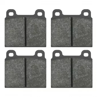 Jeu de 4 plaquettes de frein avant FEBI BILSTEIN