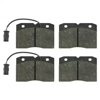 Jeu de 4 plaquettes de frein avant FEBI BILSTEIN