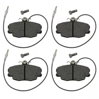 Jeu de 4 plaquettes de frein avant FEBI BILSTEIN 16369