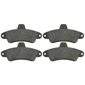Jeu de 4 plaquettes de frein arrière FEBI BILSTEIN 16393