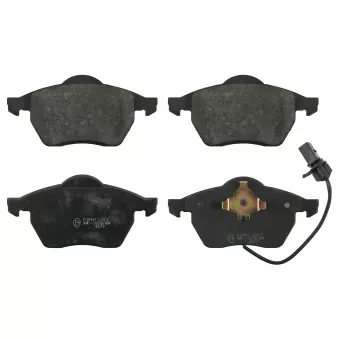 Jeu de 4 plaquettes de frein avant FEBI BILSTEIN