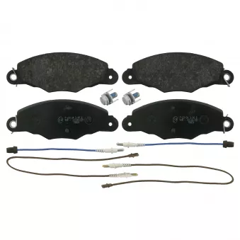 Jeu de 4 plaquettes de frein avant FEBI BILSTEIN