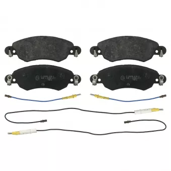 Jeu de 4 plaquettes de frein avant FEBI BILSTEIN