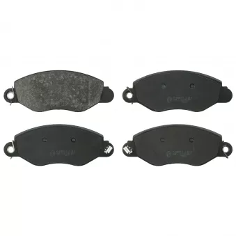 Jeu de 4 plaquettes de frein avant FEBI BILSTEIN 16424