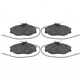 Jeu de 4 plaquettes de frein avant FEBI BILSTEIN 16431