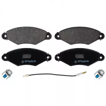 Jeu de 4 plaquettes de frein avant FEBI BILSTEIN