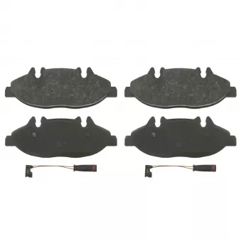 Jeu de 4 plaquettes de frein avant FEBI BILSTEIN 16487