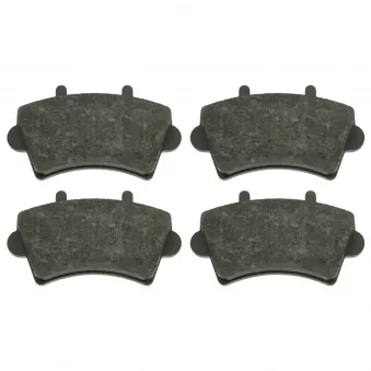 Jeu de 4 plaquettes de frein avant FEBI BILSTEIN 16495