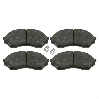 Jeu de 4 plaquettes de frein avant FEBI BILSTEIN 16498