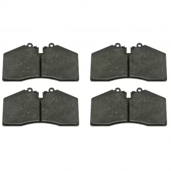 Jeu de 4 plaquettes de frein avant FEBI BILSTEIN 16518