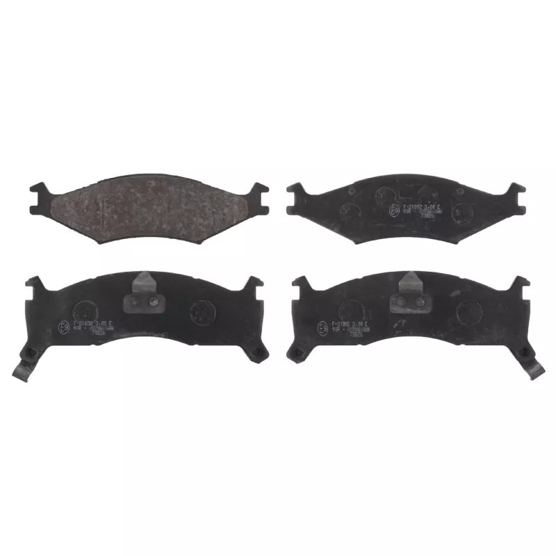 Jeu de 4 plaquettes de frein avant FEBI BILSTEIN 16558