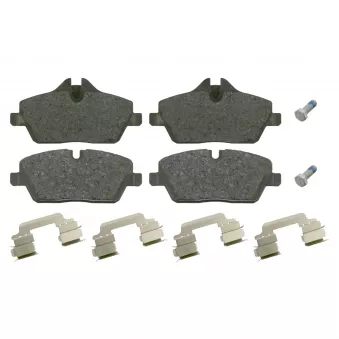 Jeu de 4 plaquettes de frein avant FEBI BILSTEIN