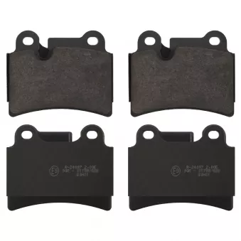 Jeu de 4 plaquettes de frein arrière FEBI BILSTEIN