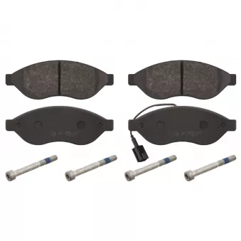 Jeu de 4 plaquettes de frein avant FEBI BILSTEIN 16716