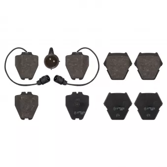 Jeu de 4 plaquettes de frein avant FEBI BILSTEIN 16763
