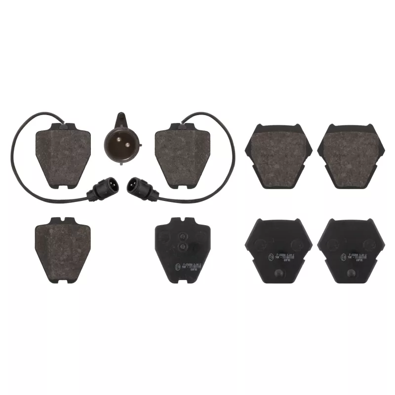 Jeu de 4 plaquettes de frein avant FEBI BILSTEIN 16763