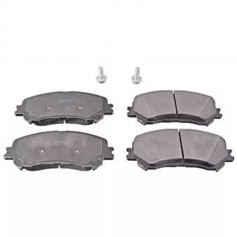 Jeu de 4 plaquettes de frein avant FEBI BILSTEIN