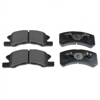 Jeu de 4 plaquettes de frein avant FEBI BILSTEIN 170246