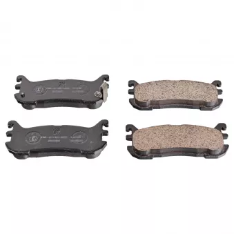 Jeu de 4 plaquettes de frein arrière FEBI BILSTEIN 170257