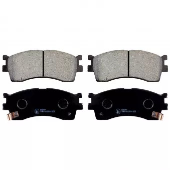Jeu de 4 plaquettes de frein avant FEBI BILSTEIN 170267