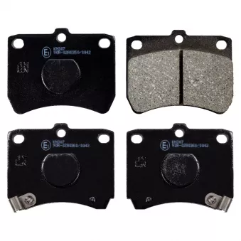 Jeu de 4 plaquettes de frein avant FEBI BILSTEIN 170270
